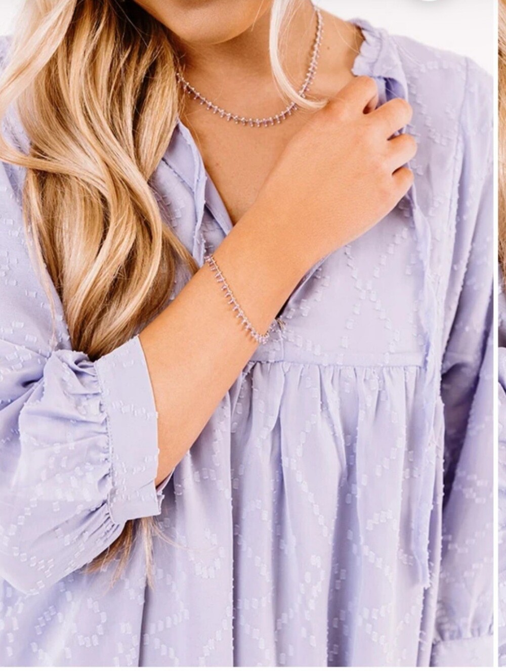 Kendra Scott Jenna Silver Amethyst Bracelet